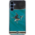 NHL San Jose Sharks Home Jersey Galaxy A35 5G Clear Case